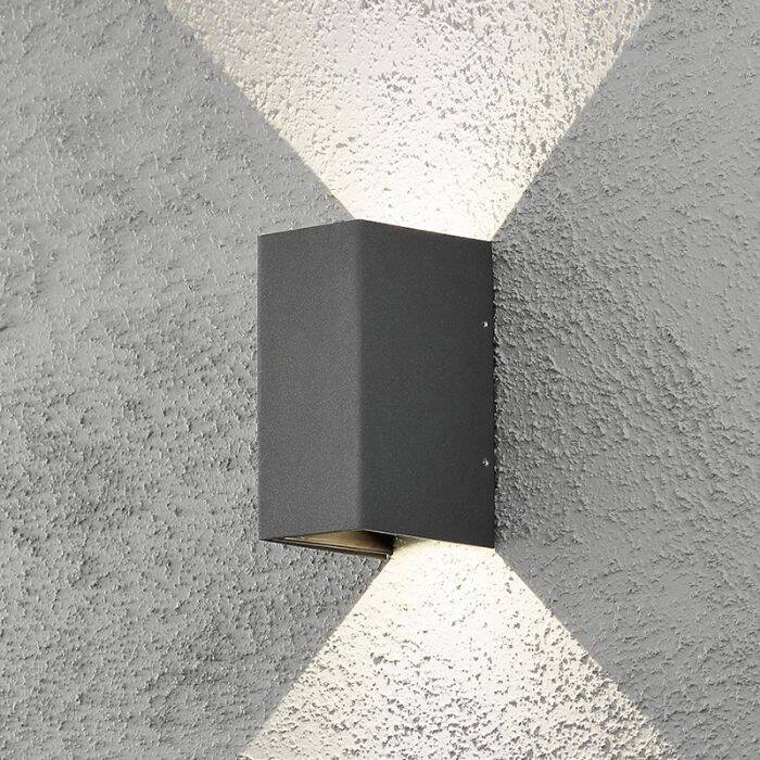 Image of Konstsmide Cremona LED Outdoor Up & Down Wall Light