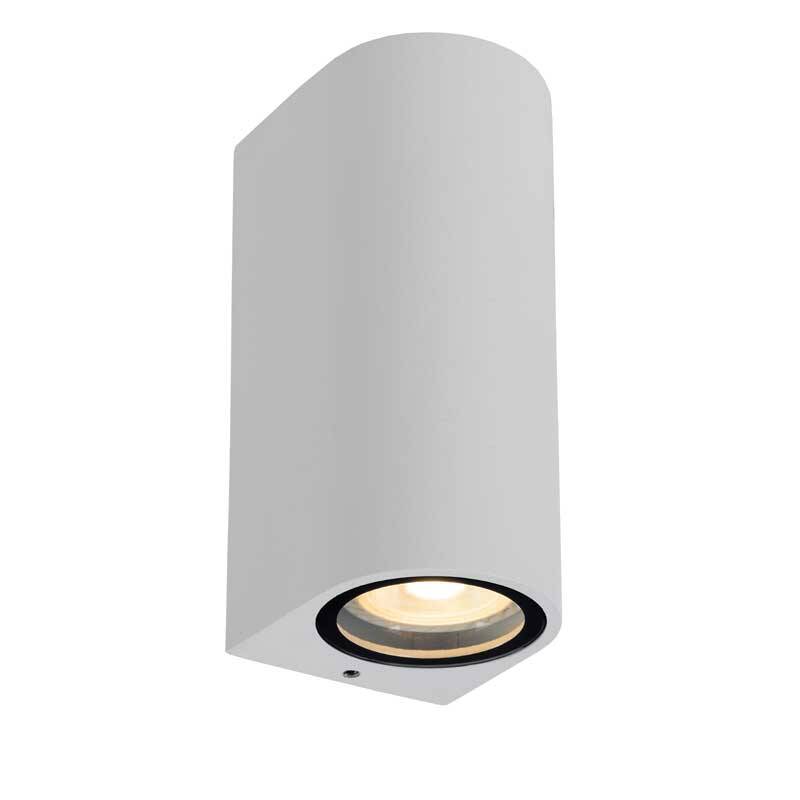 Image of Lucide Zaro Curved Outdoor Up & Down Wall Light