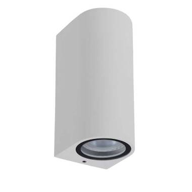 Image of Lucide Zaro Curved Outdoor Up & Down Wall Light