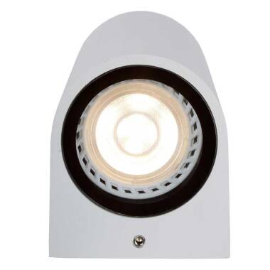 Image of Lucide Zaro Curved Outdoor Up & Down Wall Light
