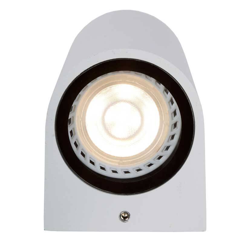 Image of Lucide Zaro Curved Outdoor Wall Light