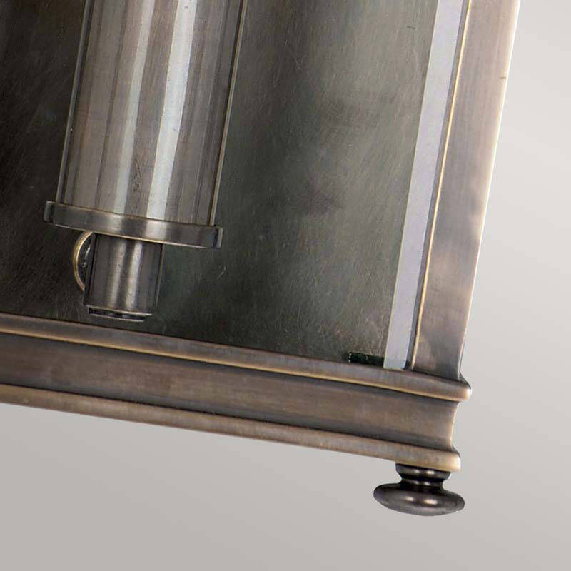 Image of Elstead Holborn Medium Half Outdoor Lantern Wall Light