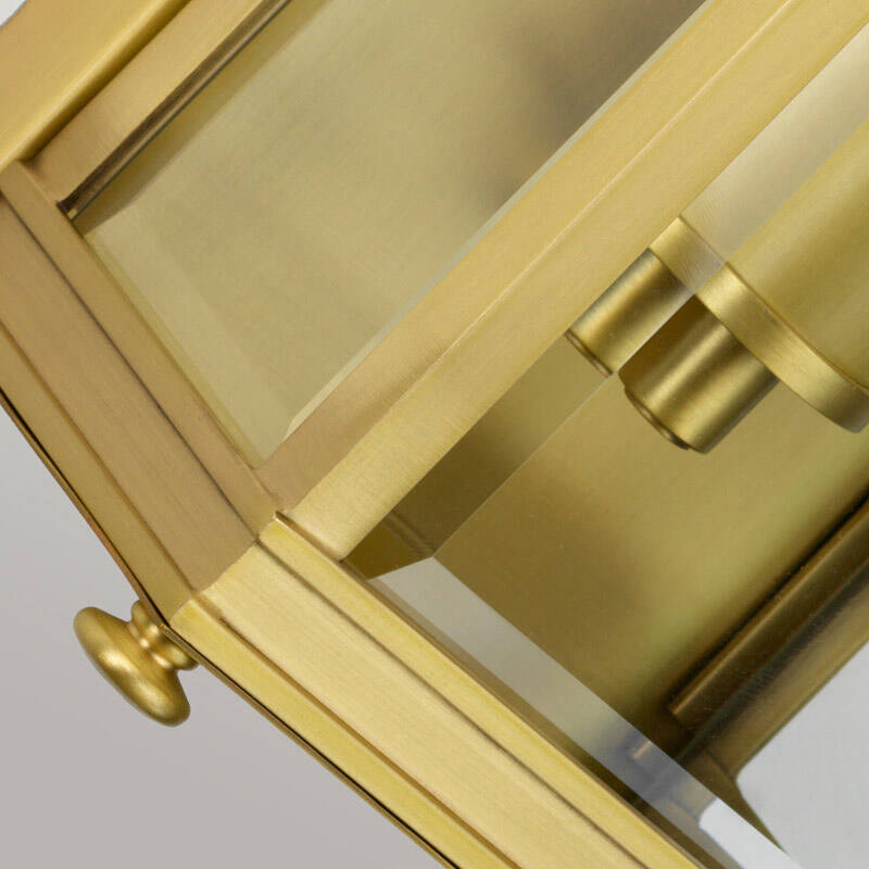 Image of Elstead Holborn Medium Half Outdoor Lantern Wall Light