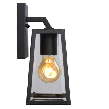 Image of Lucide Large Matslot Outdoor Hanging Lantern Wall Light