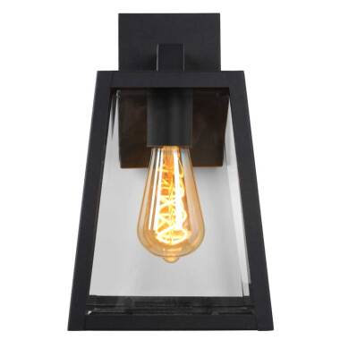 Image of Lucide Large Matslot Outdoor Hanging Lantern Wall Light