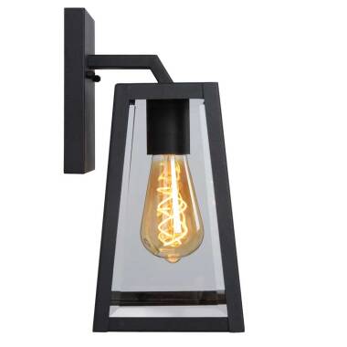 Image of Lucide Large Matslot Outdoor Hanging Lantern Wall Light