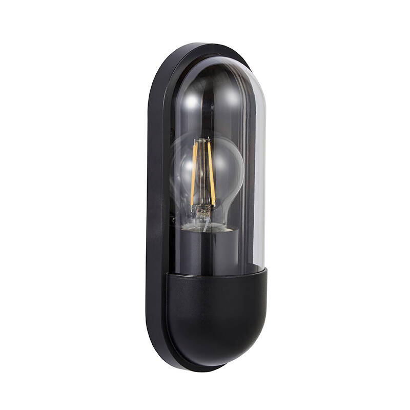 Image of Forum Pilule Half Lantern Outdoor Wall Light