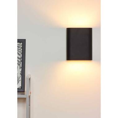 Image of Lucide Ovalis Up & Down Wall Light