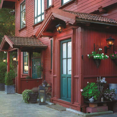 Image of Norlys Turin Outdoor Lantern Wall Light