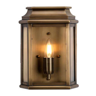 Elstead St Martins Half Lantern Outdoor Wall Light