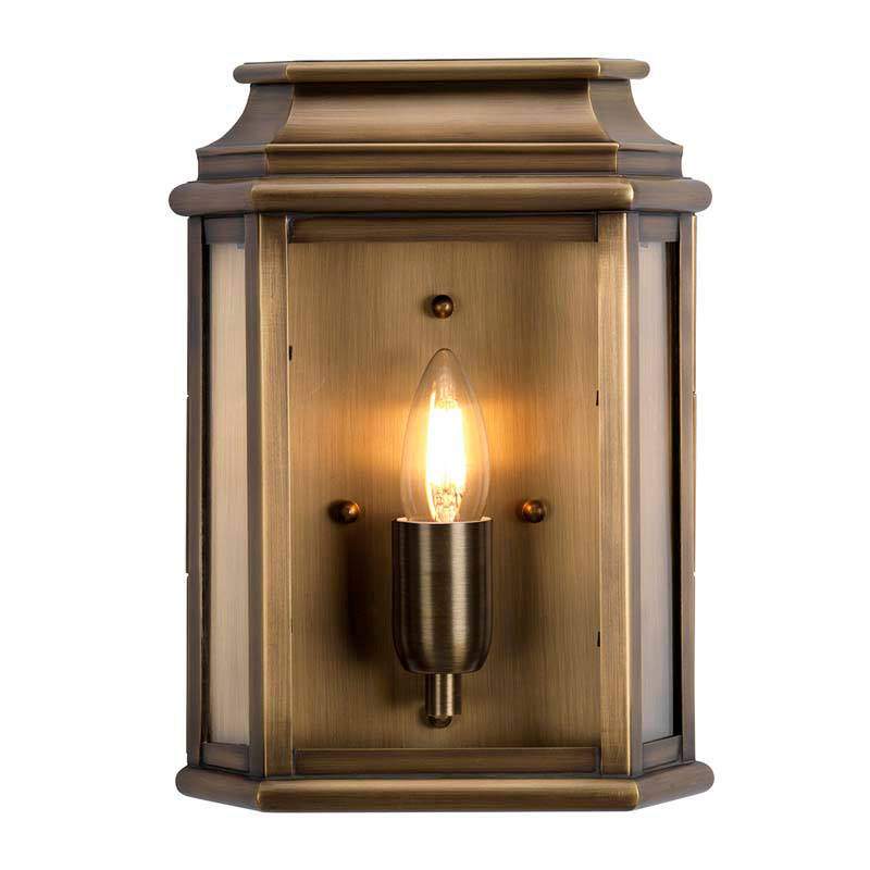 Image of Elstead St Martins Half Lantern Outdoor Wall Light
