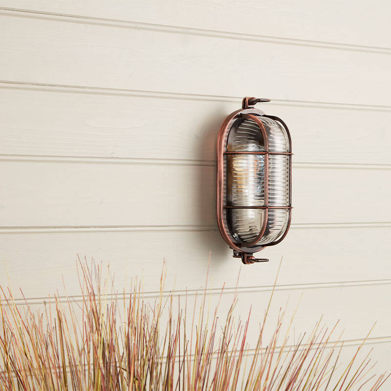 Image of Westport Coastal Port Outdoor Flush Wall Light