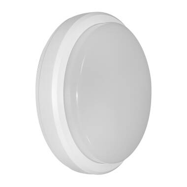 Eterna 14W Cool White LED Outdoor Flush Light - White