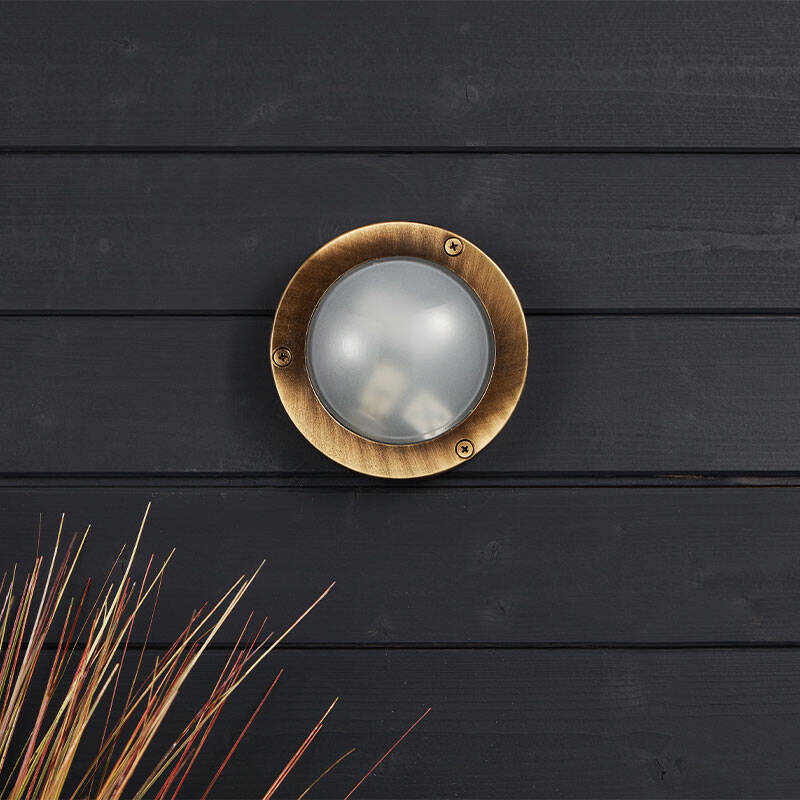 Image of Westport Coastal Porthole Outdoor Flush Wall Light