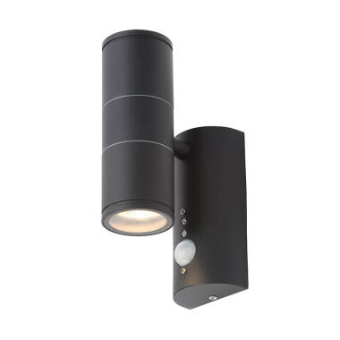 Forum Islay Coastal Outdoor Up & Down Wall Light with PIR Sensor