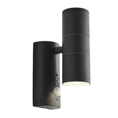Forum Islay Coastal Outdoor Up & Down Wall Light with PIR Sensor