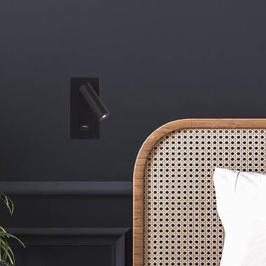 Image of Envirolight Adjustable Recessed LED Reading Light with USB Charging Socket