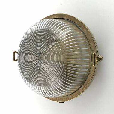 Westport Coastal Shell Outdoor Flush Wall Light