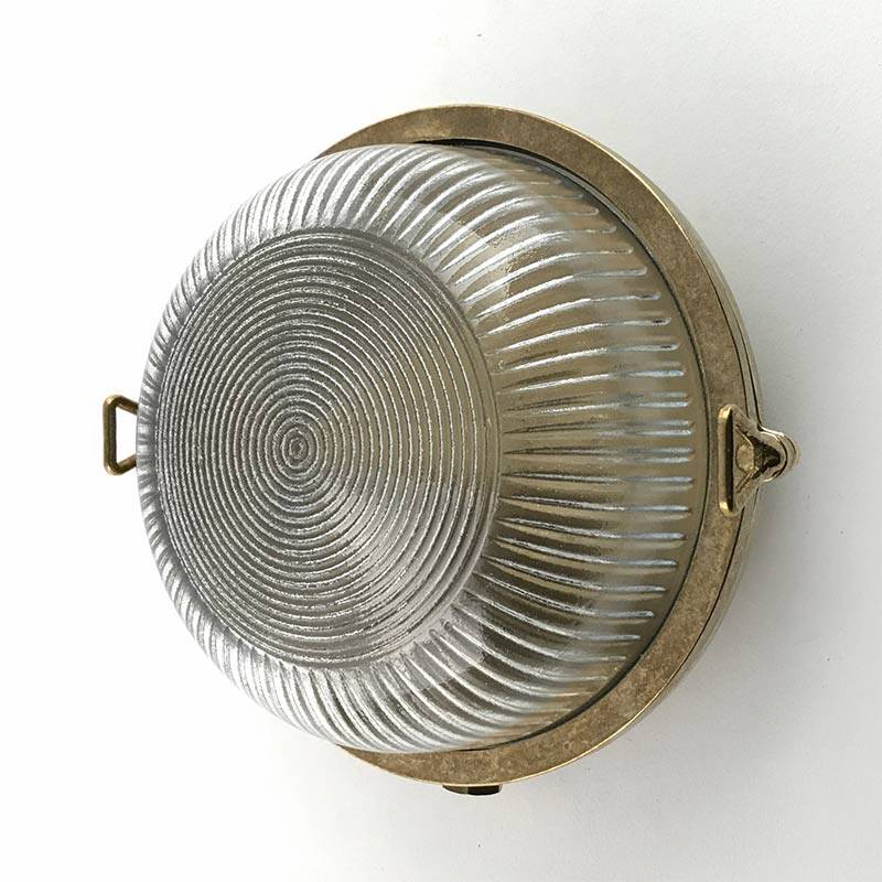 Image of Westport Coastal Shell Outdoor Flush Wall Light