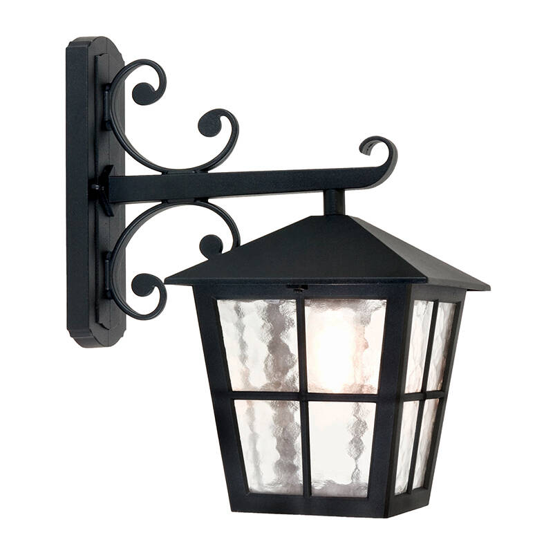 Image of Elstead Canterbury Outdoor Hanging Lantern Wall Light