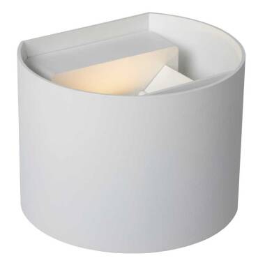 Image of Lucide Axi Curve Bathroom LED Up & Down Wall Light