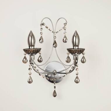 Searchlight Luna Twin Bathroom Wall Light