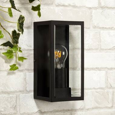 Searchlight Edison Half Lantern Outdoor Wall Light