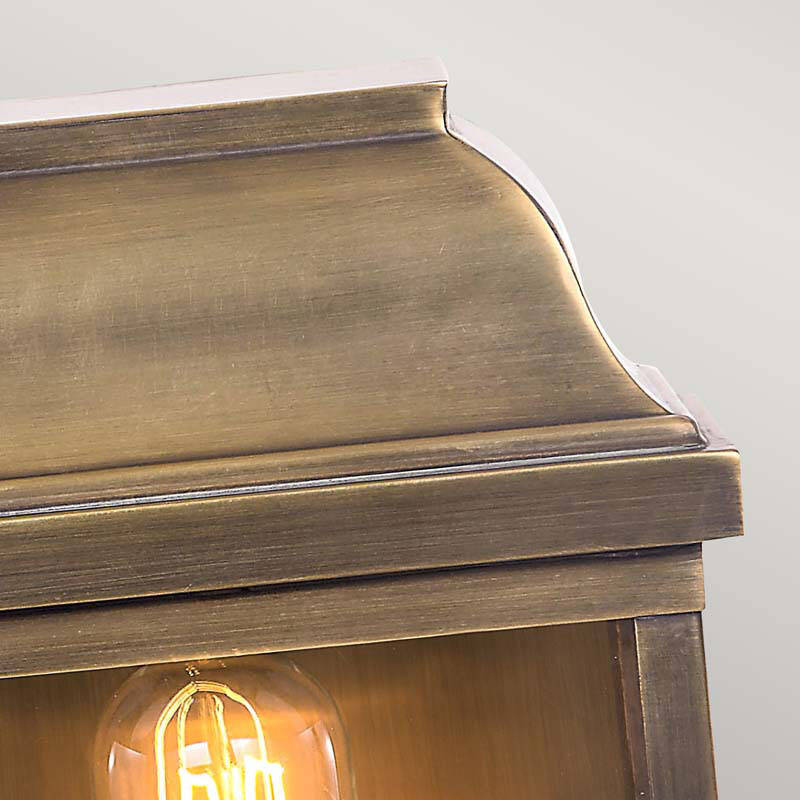 Image of Elstead Victoria Half Lantern Outdoor Wall Light