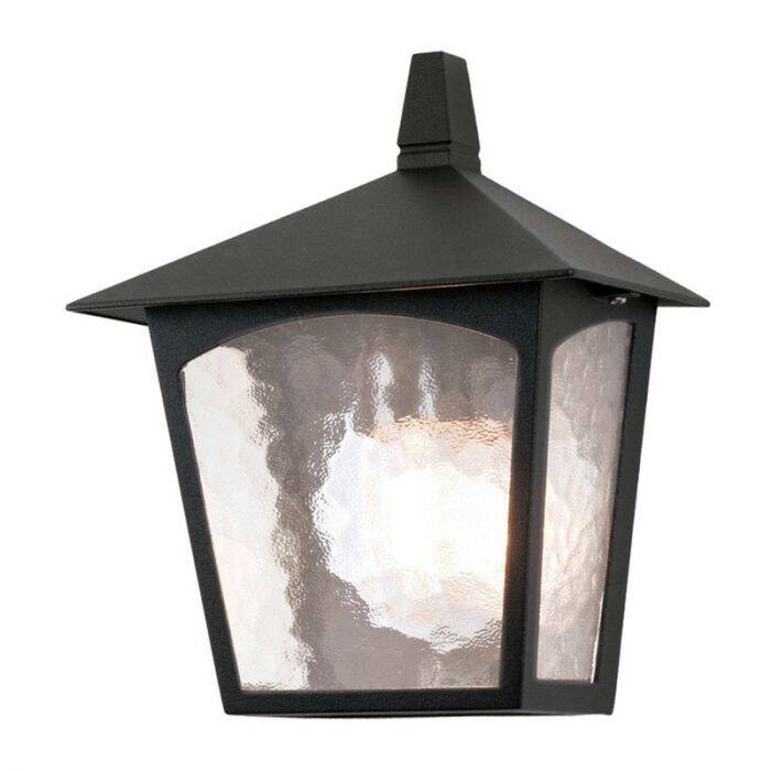 Image of Elstead York Half Lantern Outdoor Wall Light