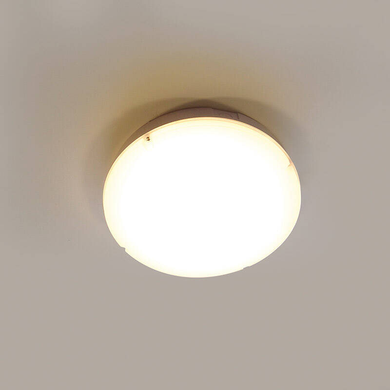 Image of Eterna Chameleon 12W Colour Selectable LED Flush Light with Microwave Sensor