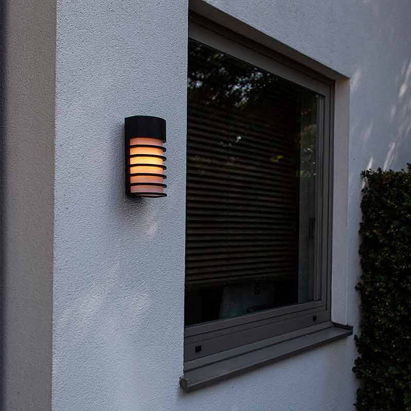 Image of Lutec Fulton Outdoor Flush Wall Light
