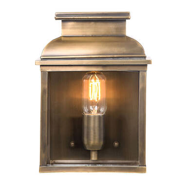 Elstead Old Bailey Half Lantern Outdoor Wall Light