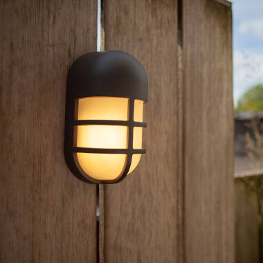 Image of Lutec Bullo LED Outdoor Flush Wall Light