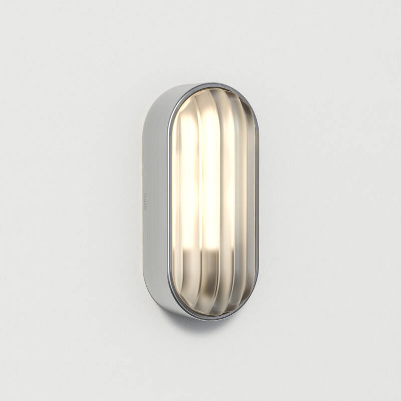 Image of Astro Montreal Oval Outdoor Flush Wall Light