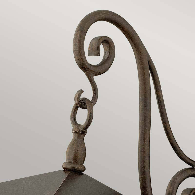 Image of Elstead Trellis Large Outdoor Hanging Lantern Wall Light