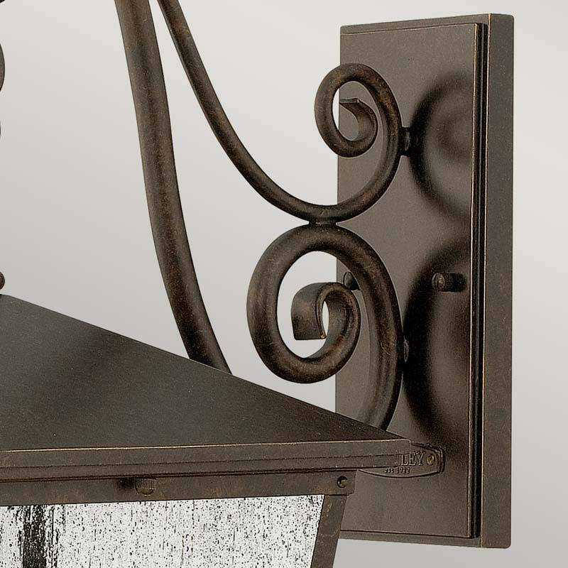 Image of Elstead Trellis Large Outdoor Hanging Lantern Wall Light