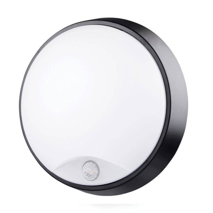 Image of Luceco Eco 10W Cool White LED Round Flush Light with PIR Sensor
