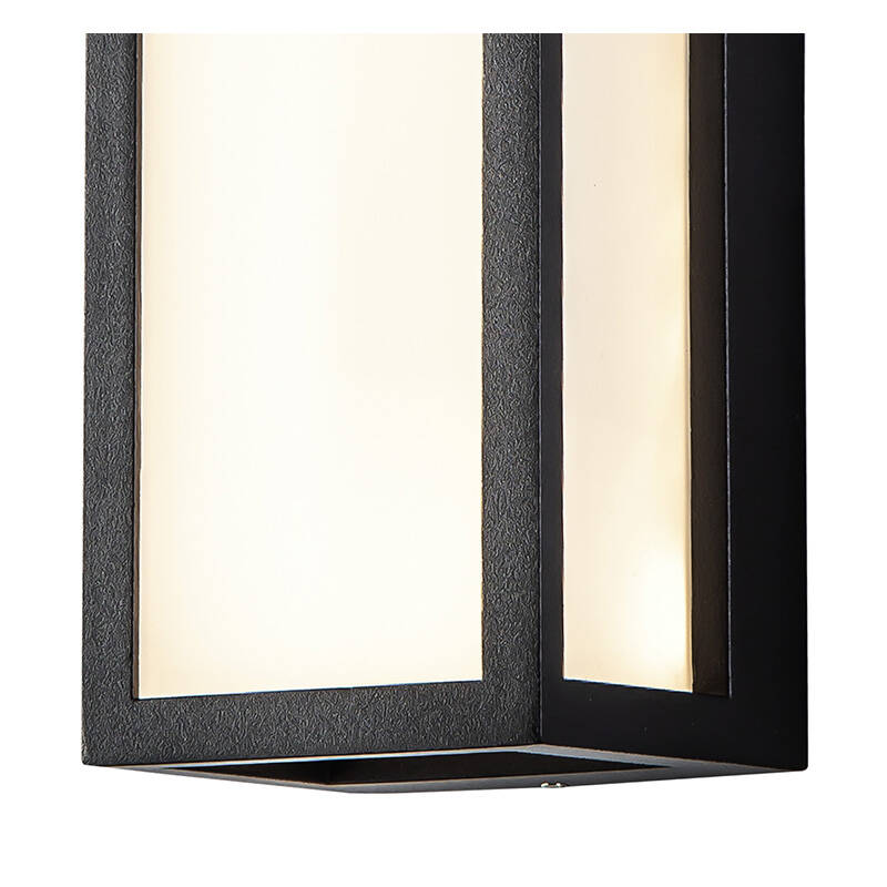 Image of Columbus LED Half Lantern Outdoor Wall Light