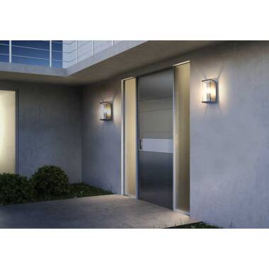 Image of Lucide Claire Half Lantern Outdoor Wall Light with PIR Sensor