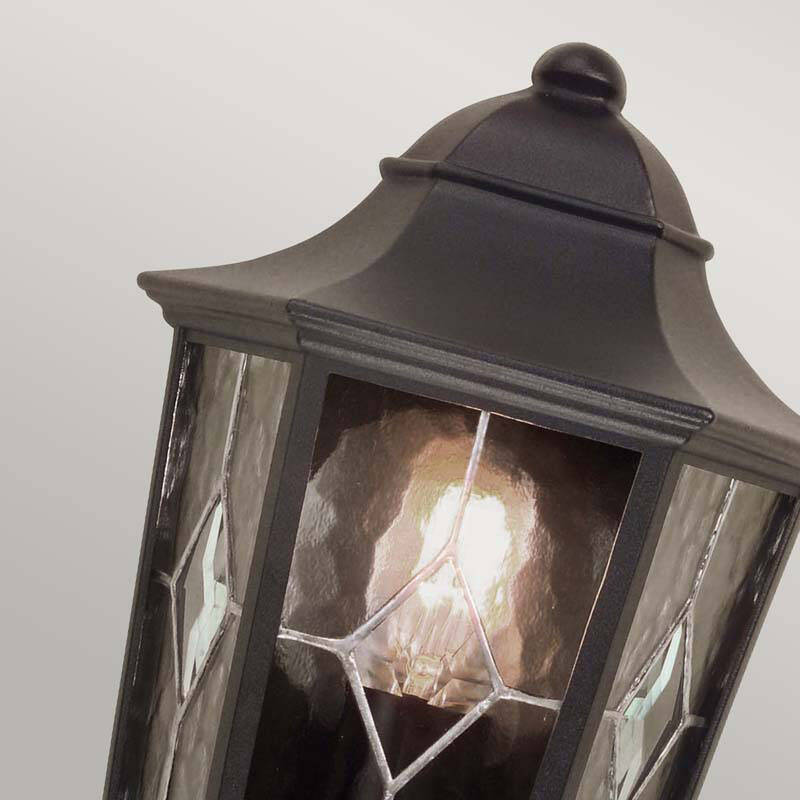 Image of Elstead Norfolk Large Half Lantern Outdoor Wall Light