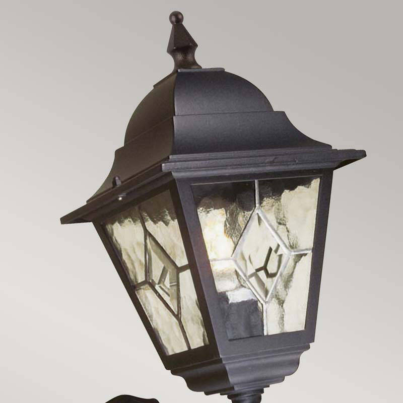 Image of Elstead Norfolk Outdoor Lantern Wall Light with PIR Sensor