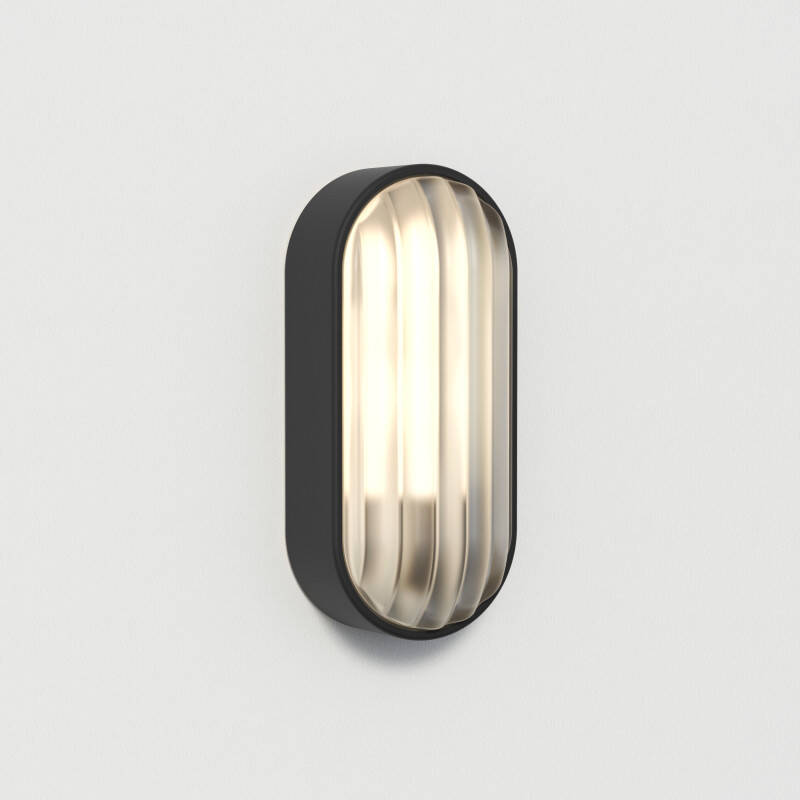 Image of Astro Montreal Oval Outdoor Flush Wall Light