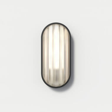 Image of Astro Montreal Oval Outdoor Flush Wall Light