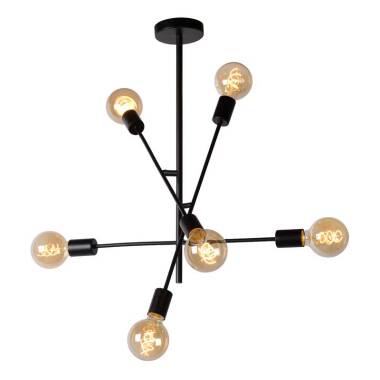 Image of Lucide Lester 6 Arm Ceiling Pendant Light