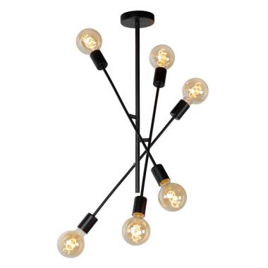 Image of Lucide Lester 6 Arm Ceiling Pendant Light