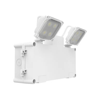 Kosnic Orda 3W LED Non Maintained Self-Test Emergency Twin-Spot