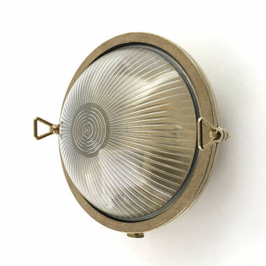 Westport Coastal Pebble Outdoor Flush Wall Light