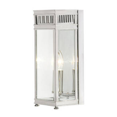 Elstead Holborn Medium Half Outdoor Lantern Wall Light