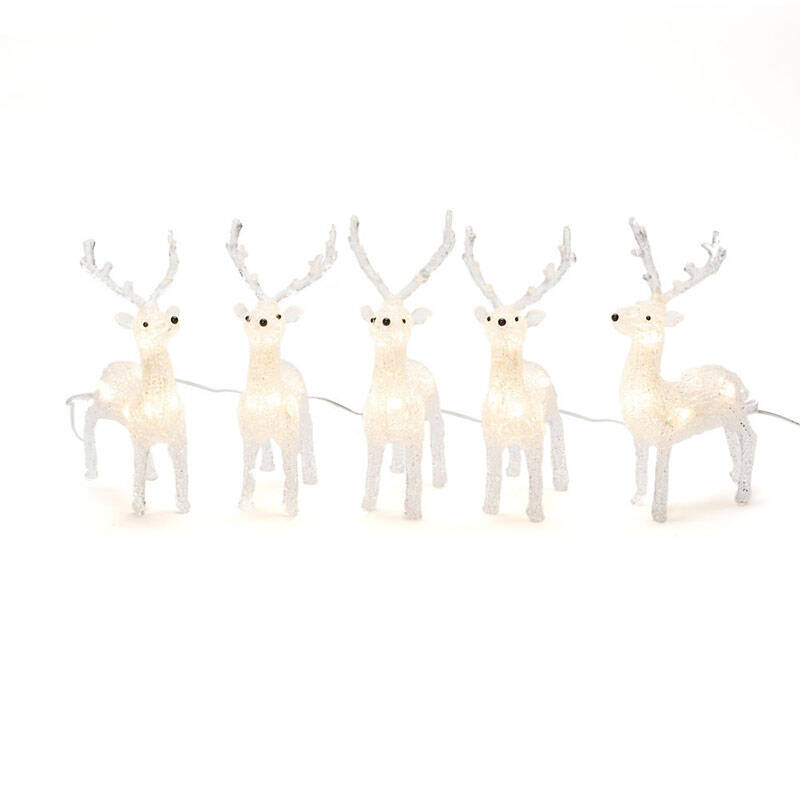 Image of Konstsmide Christmas LED Reindeer String Lights