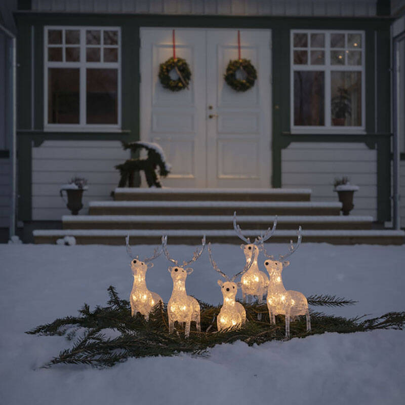 Image of Konstsmide Christmas LED Reindeer String Lights